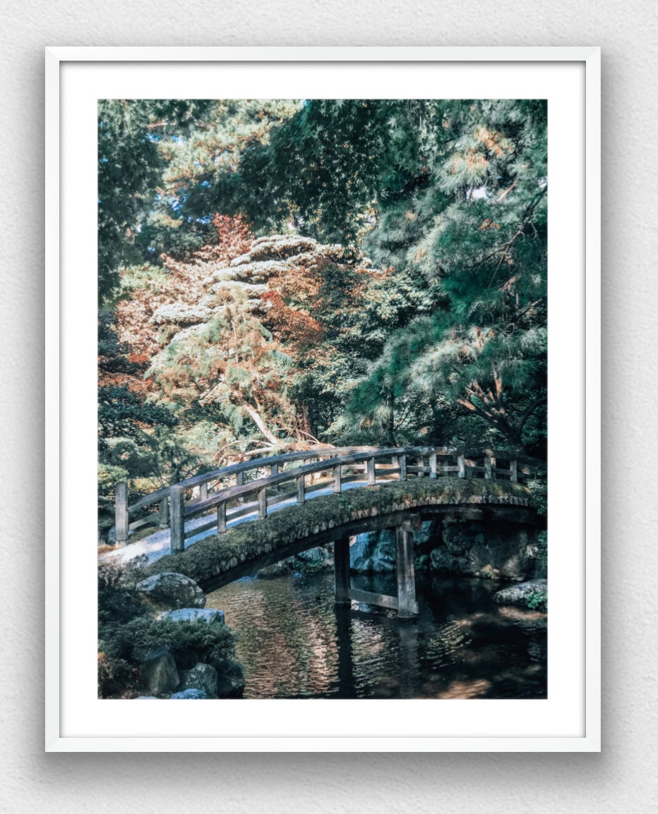 Japanese Bridge Monet II Photograph - Print Only or Framed