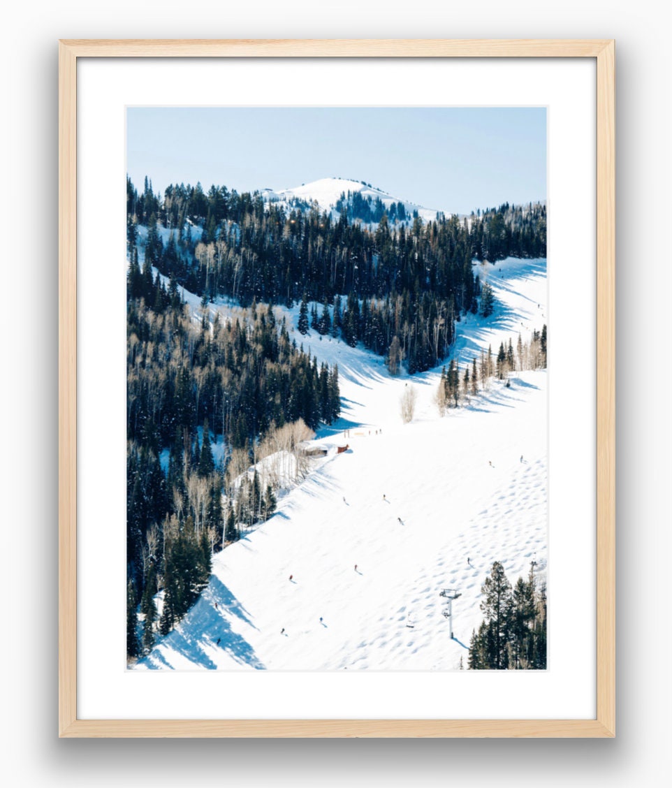 Park City Slopes II Photograph - Print Only or Framed