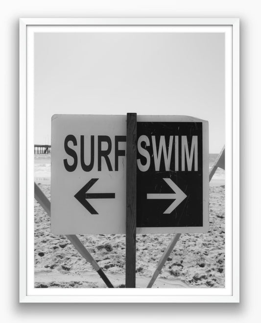 Surf or Swim - Framed or Print Only