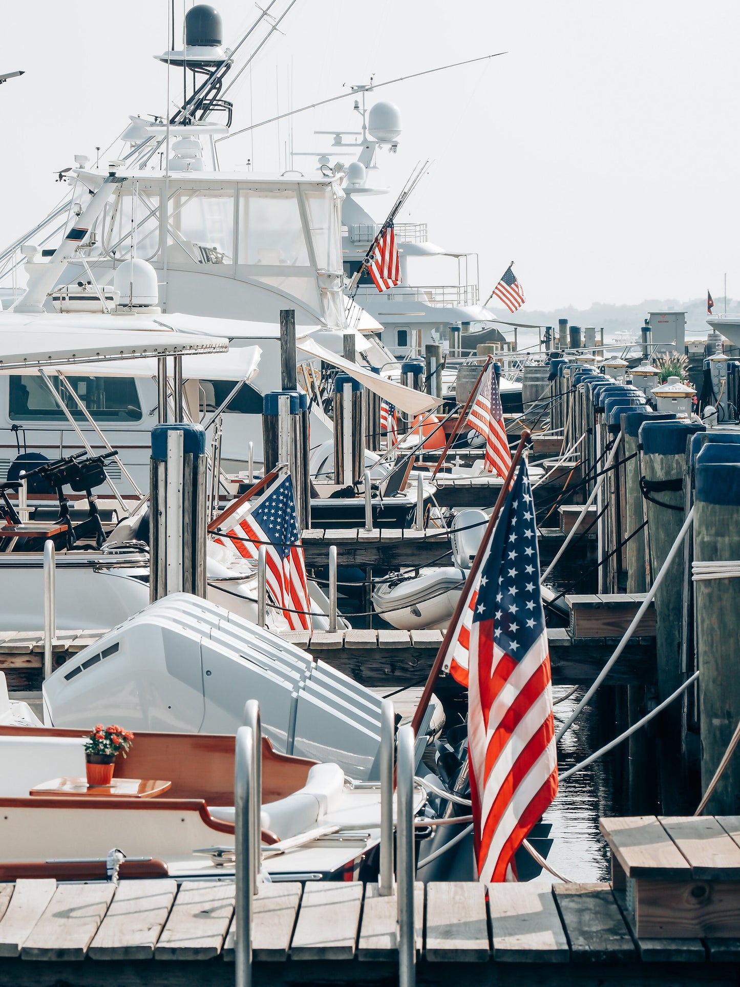 Nantucket American Harbor Photograph- Framed or Print Only