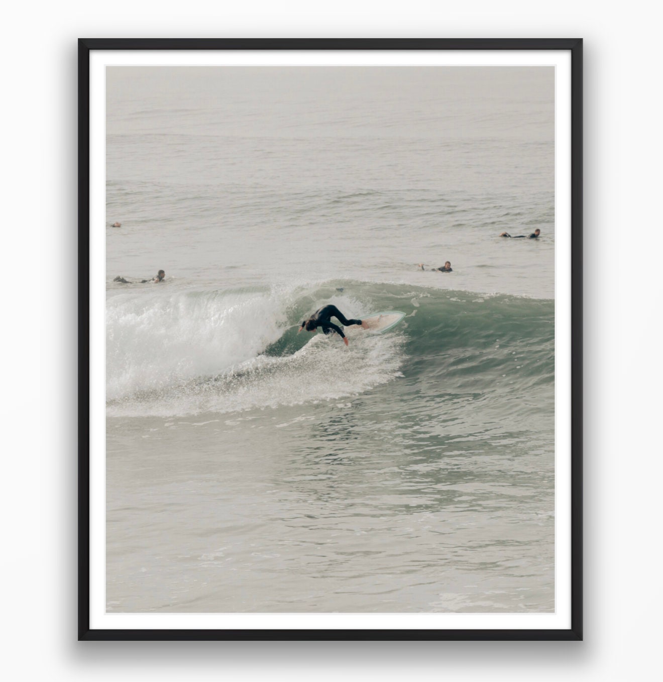 Surfer Slide - Framed or Print Only, Landscape or Portrait