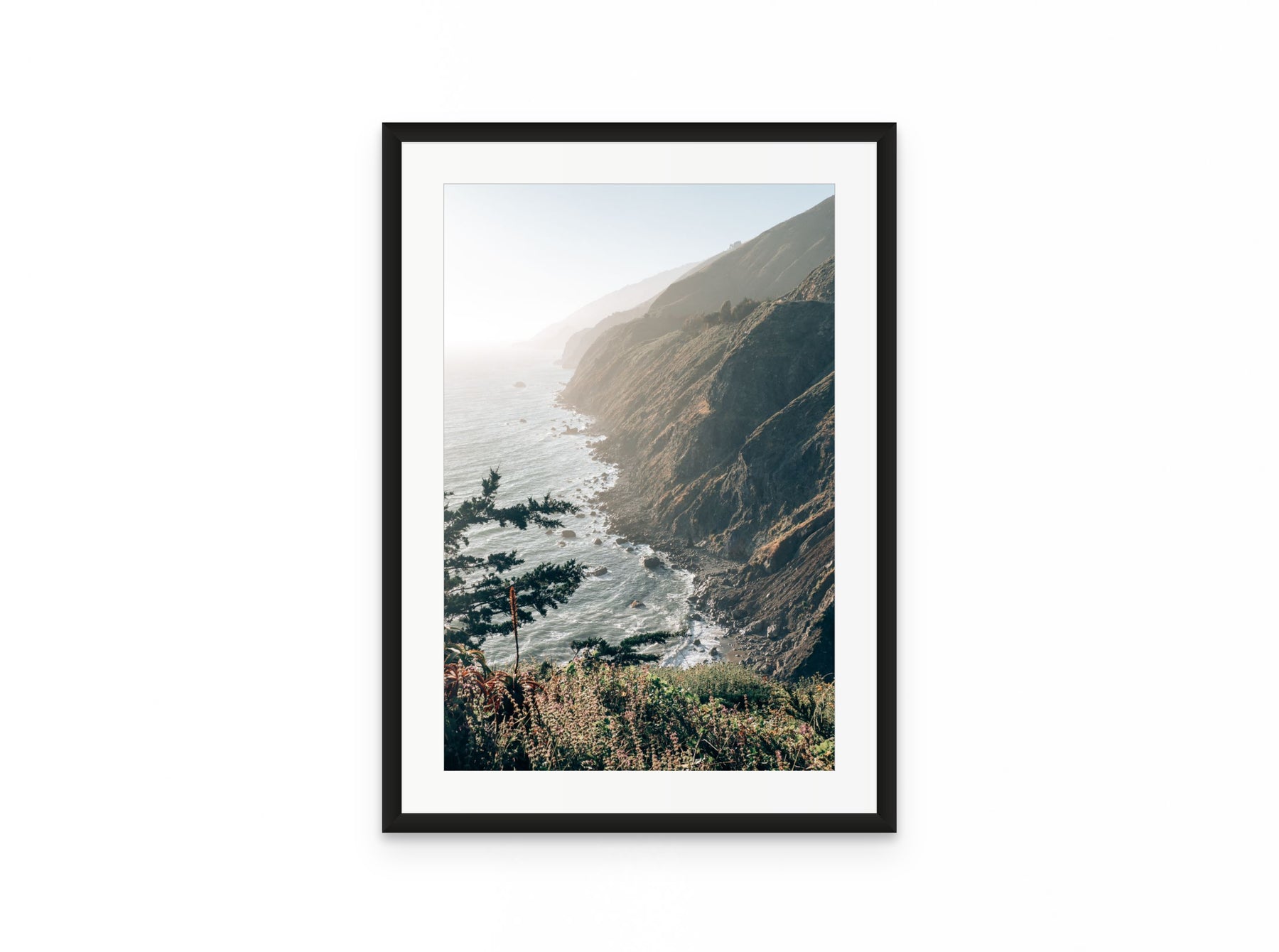 Big Sur Coast, 16×24 in black frame