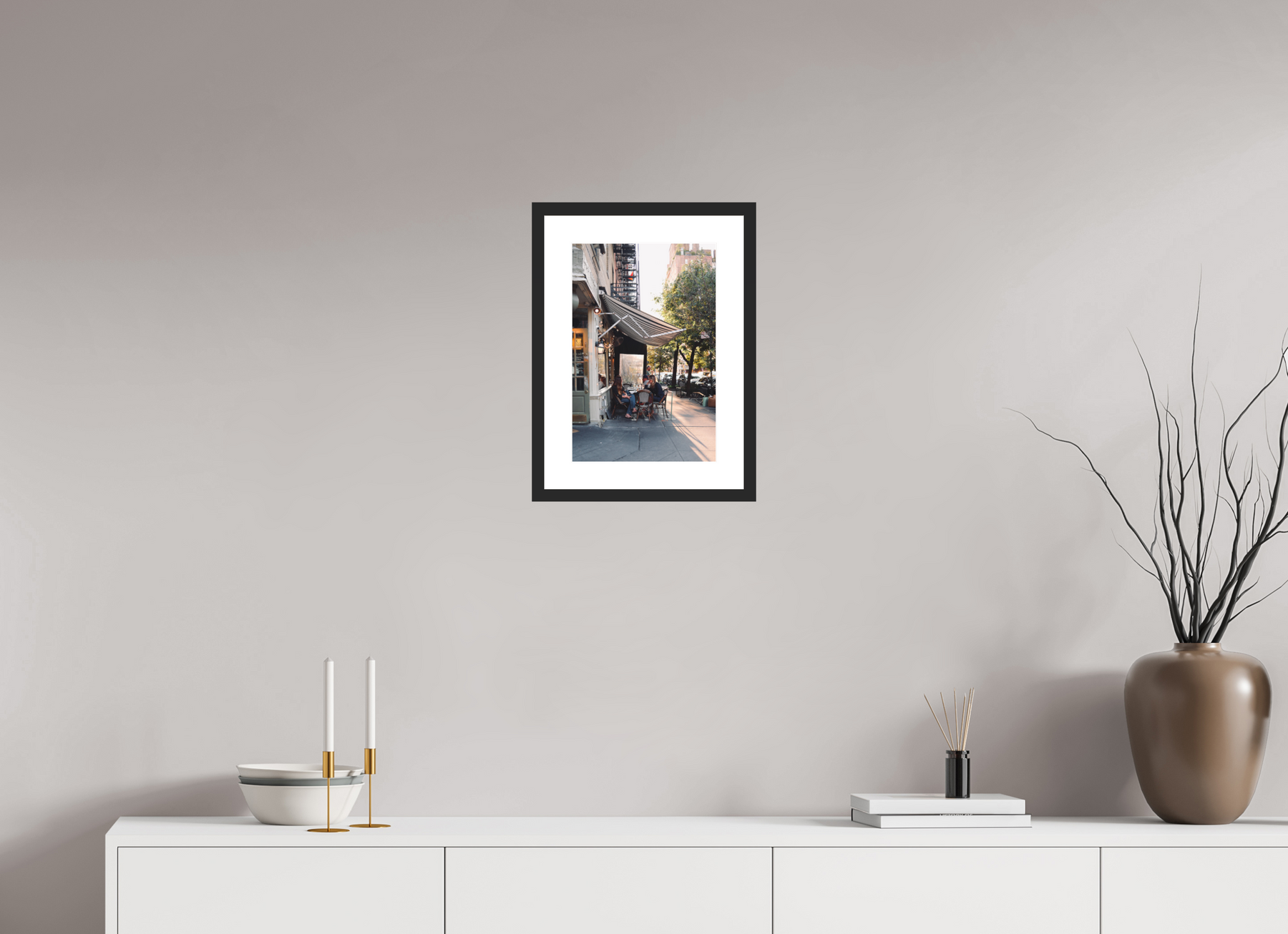 10 x 15″, Black Frame, Museum Glass, Hahn Photo Rag TEST
