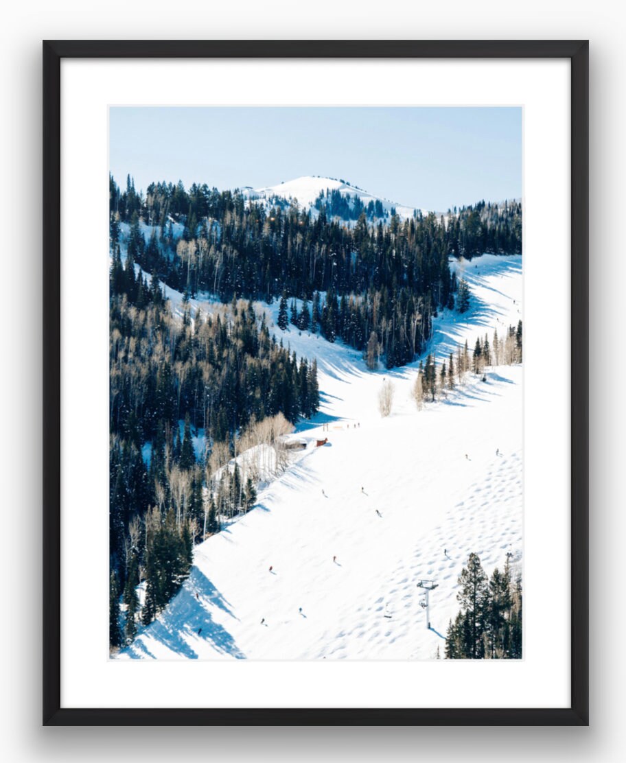 Park City Slopes II Photograph - Print Only or Framed