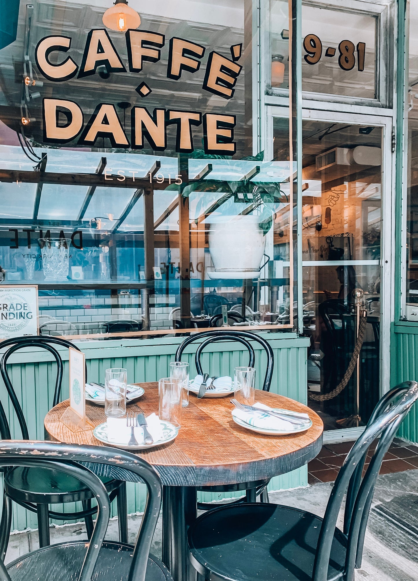 Cafe Dante NYC Photograph - Print Only or Framed