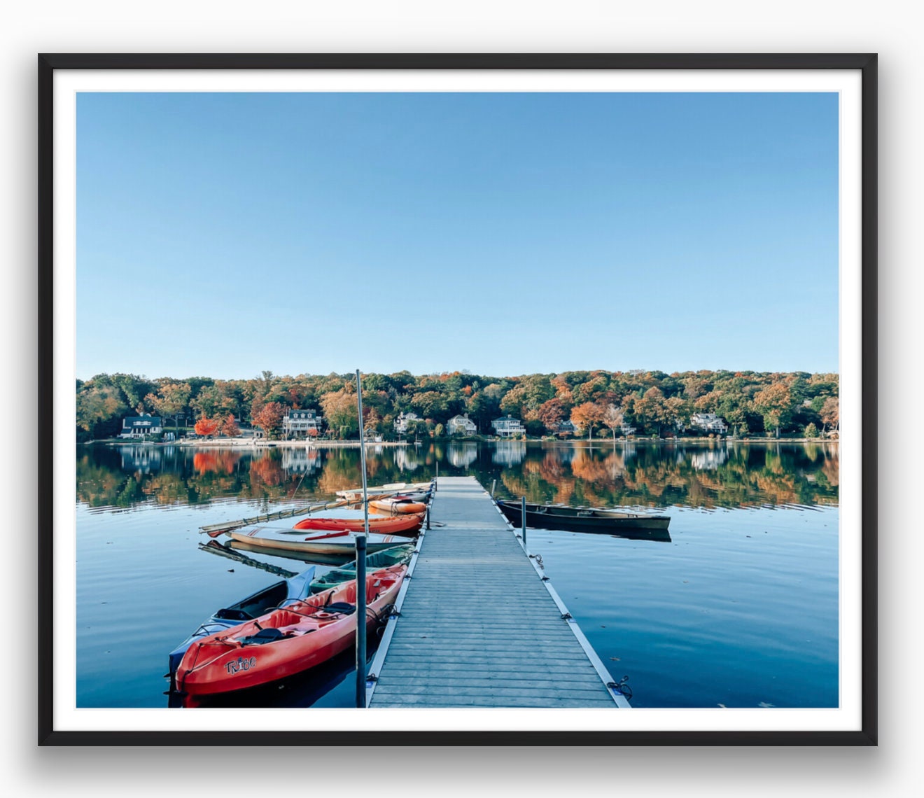 Mountain Lake during Autumn - Print Only or Framed