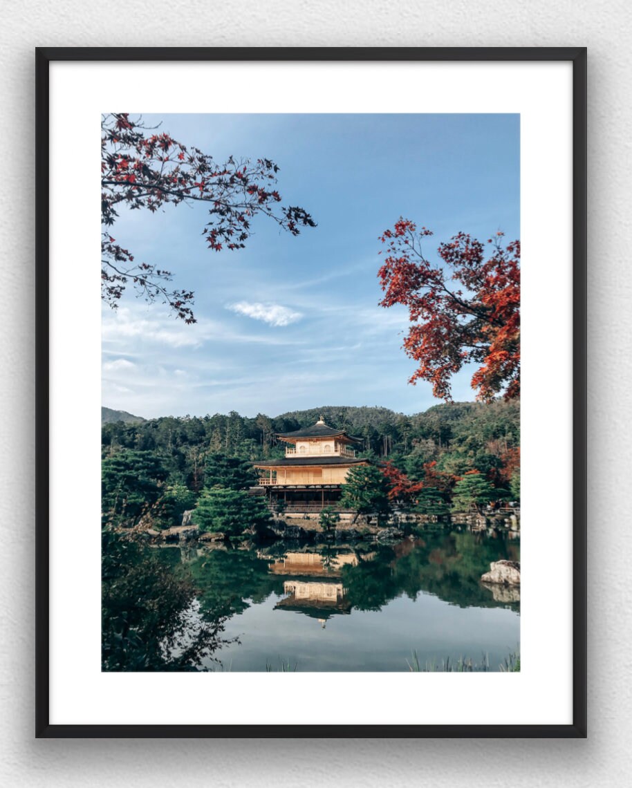 Japanese Temple in Kyoto Photograph - Print Only or Framed