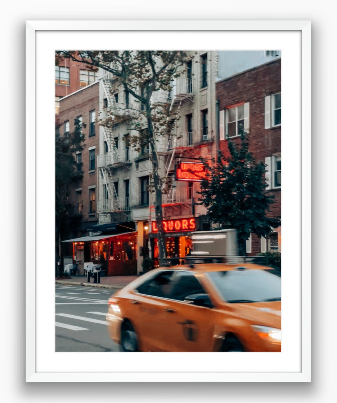 NYC in a Hurry - Framed or Print Only