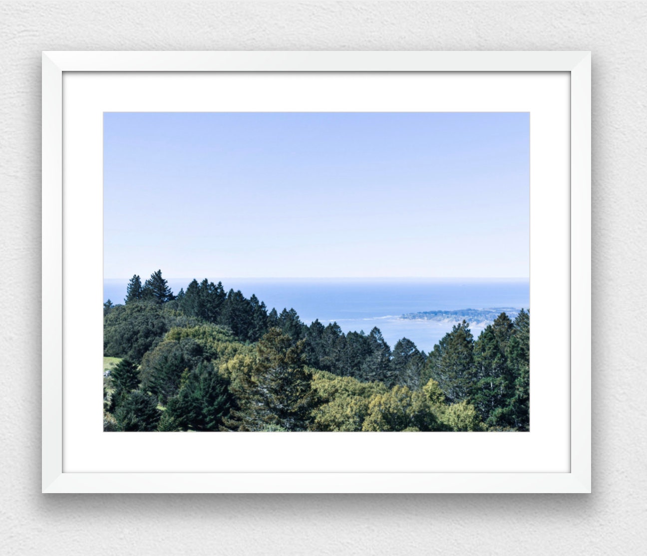 Stinson Beach from Mt. Tamalpais Peak Photograph - Print Only or Framed