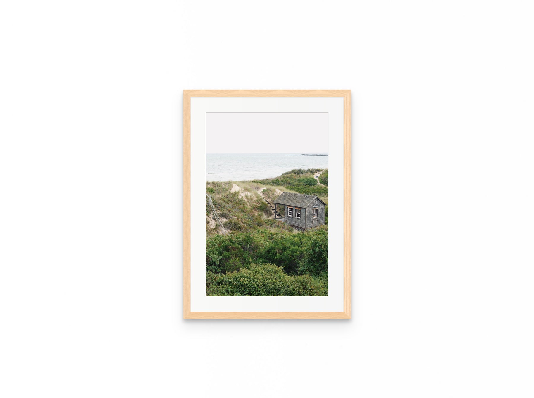 Dune Shack, 12×18 in natural frame
