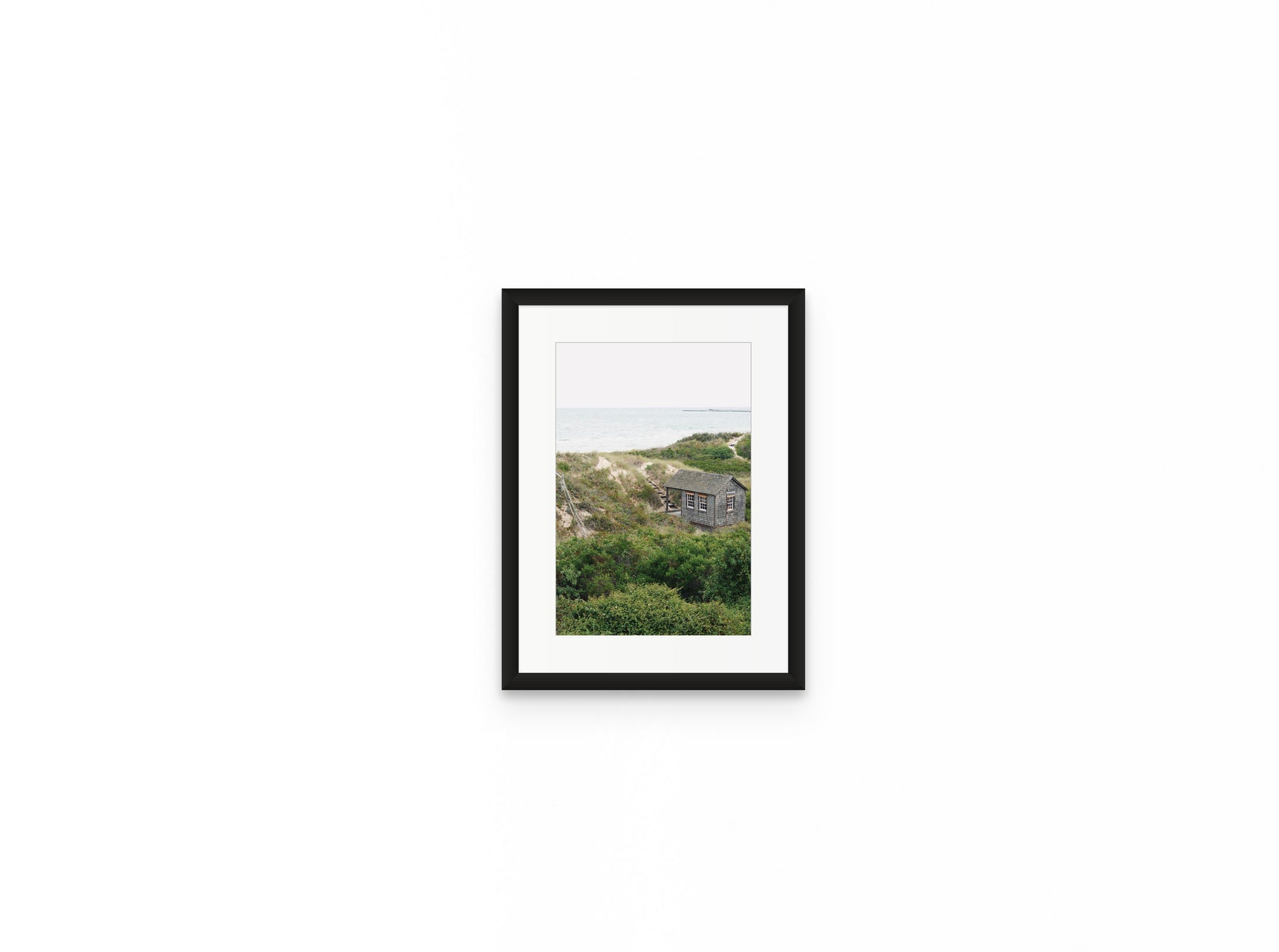 Dune Shack, 8×12 in black frame