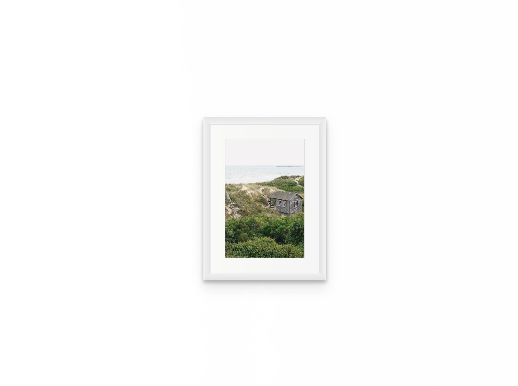Dune Shack, 8×12 in white frame