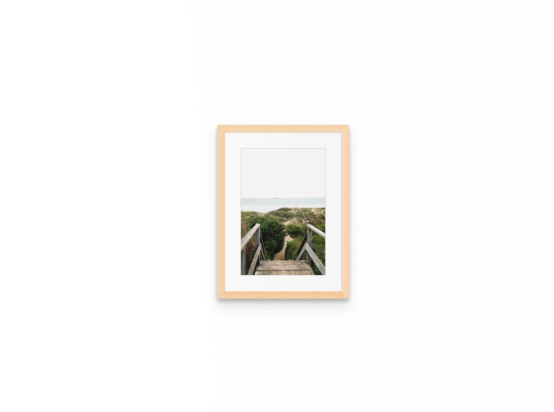 Dune Stairs, 8×12 in natural frame