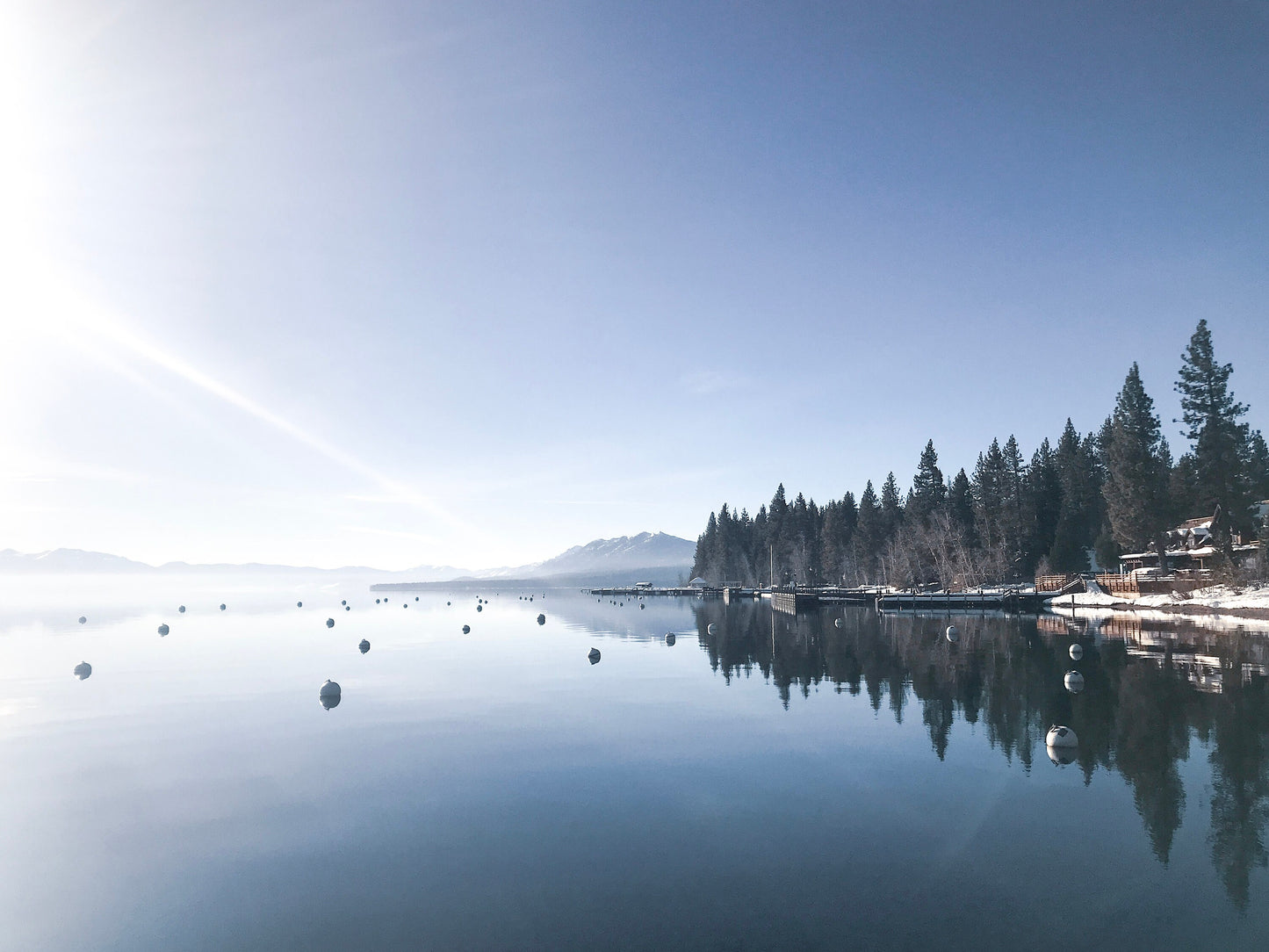 Lake Tahoe Morning Landscape Photograph - Print Only or Framed