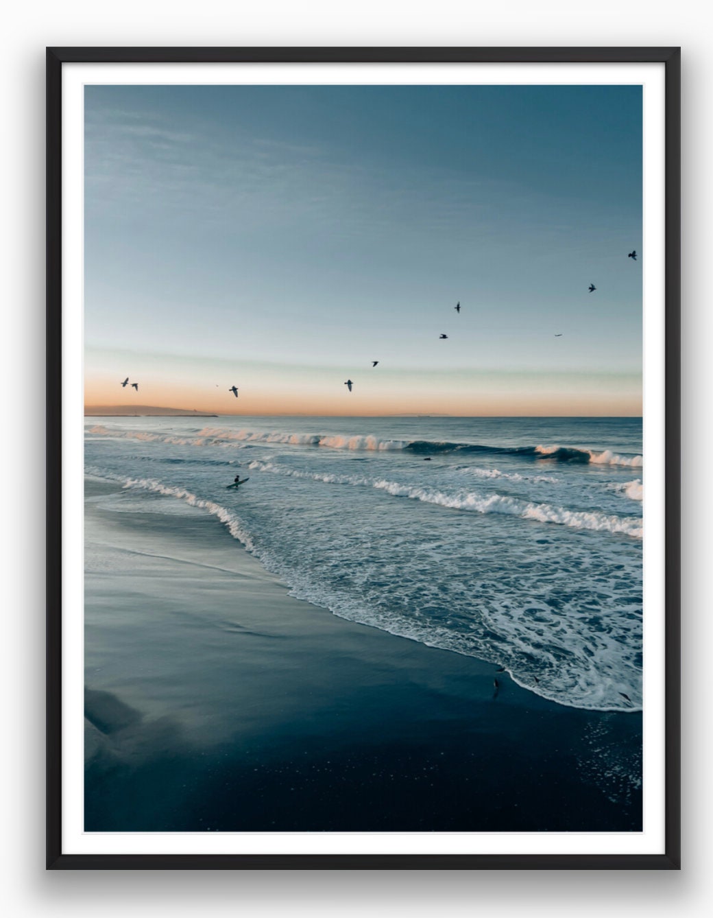 California Sweet Surf Photograph - Framed or Print Only