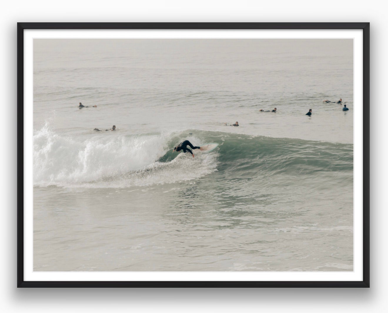 Surfer Slide - Framed or Print Only, Landscape or Portrait