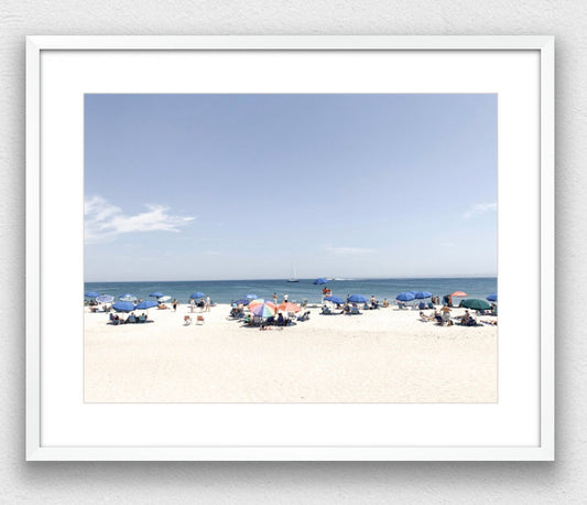 Block Island Umbrella City Photograph - Print Only or Framed