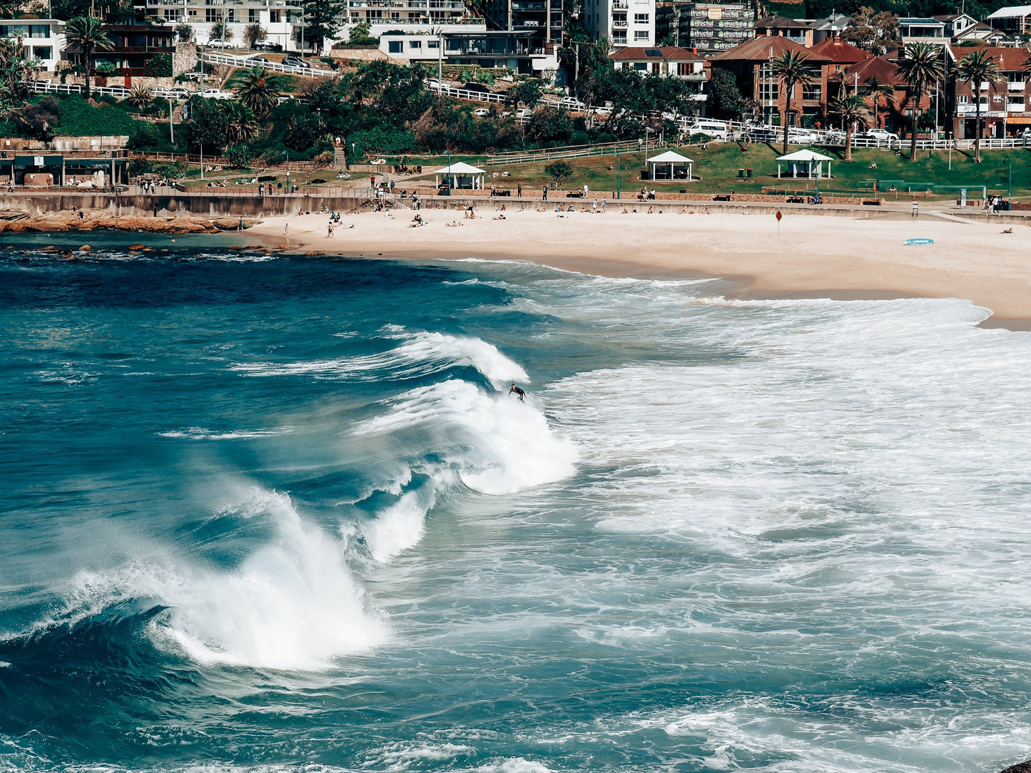 Bronte Surfer in Sydney, Australia Photograph - Print Only or Framed