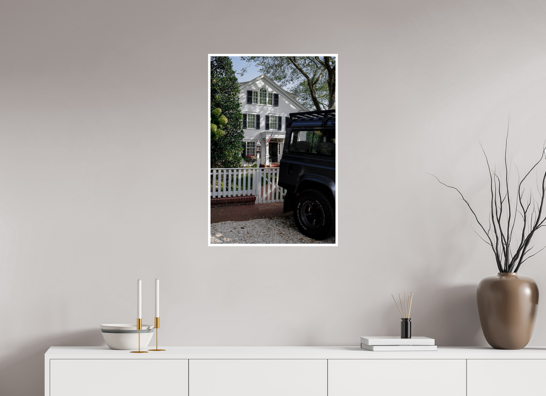 20 x 30″, Print Only, 1 4 inch motif mv house 2