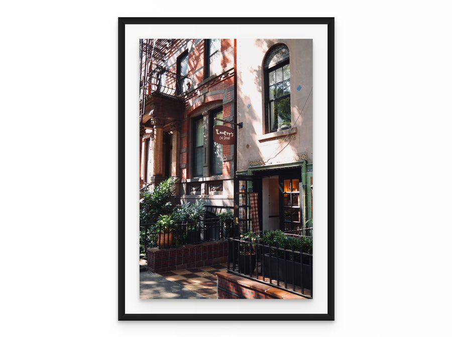 Emmetts On Grove, 20×30 in black frame