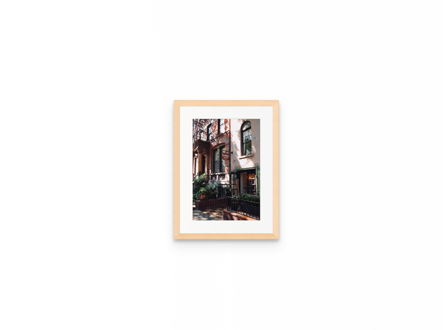 Emmetts On Grove, 8×12 in natural frame