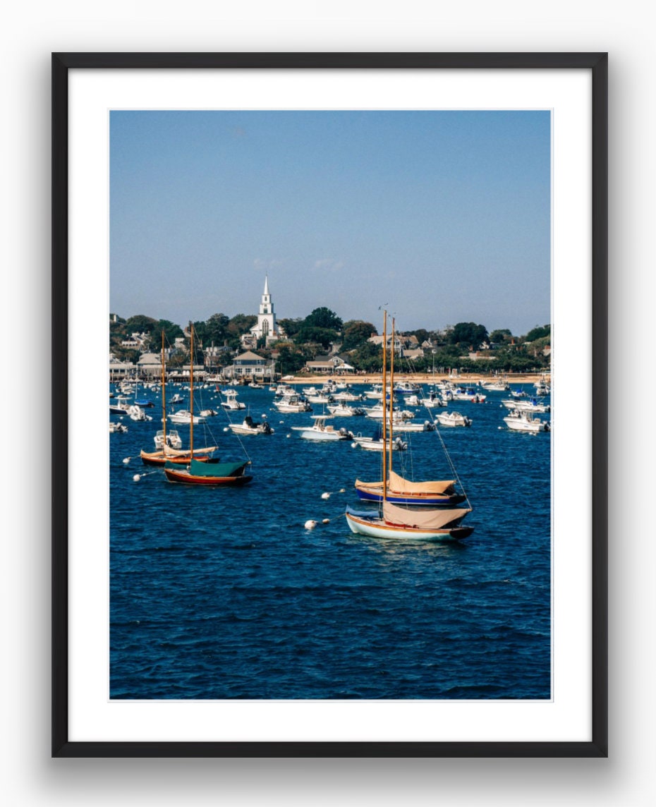 Nantucket Harbor Photograph - Framed or Print Only