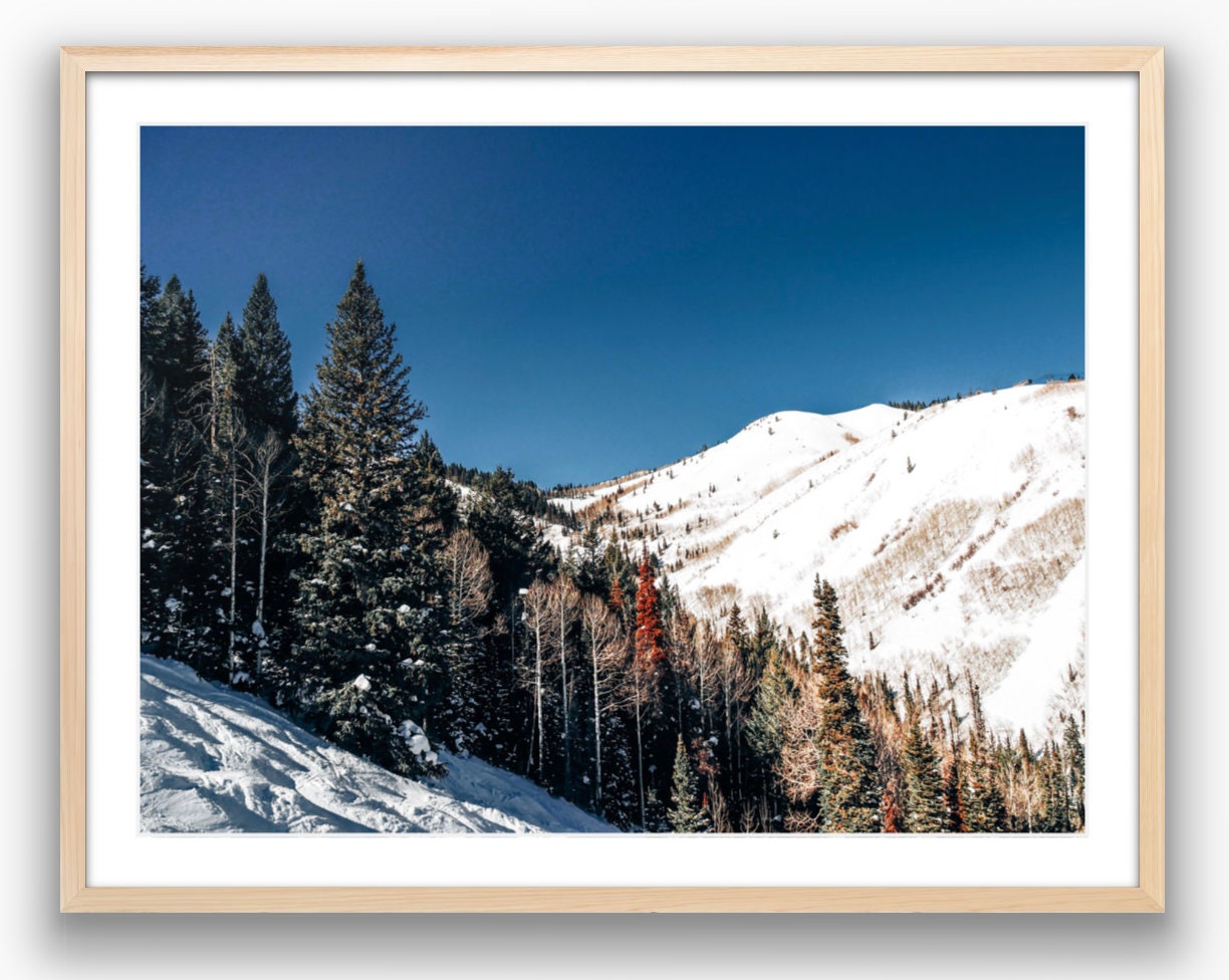 Park City Mountains Framed Photograph - Print Only or Framed