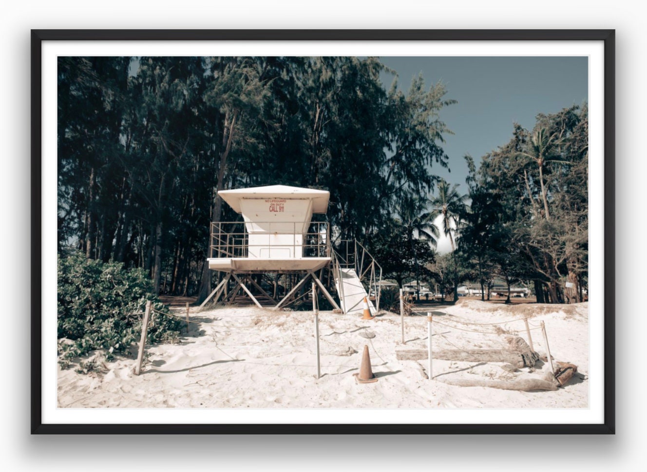 Hawaii Lifesaver - Framed or Print Only