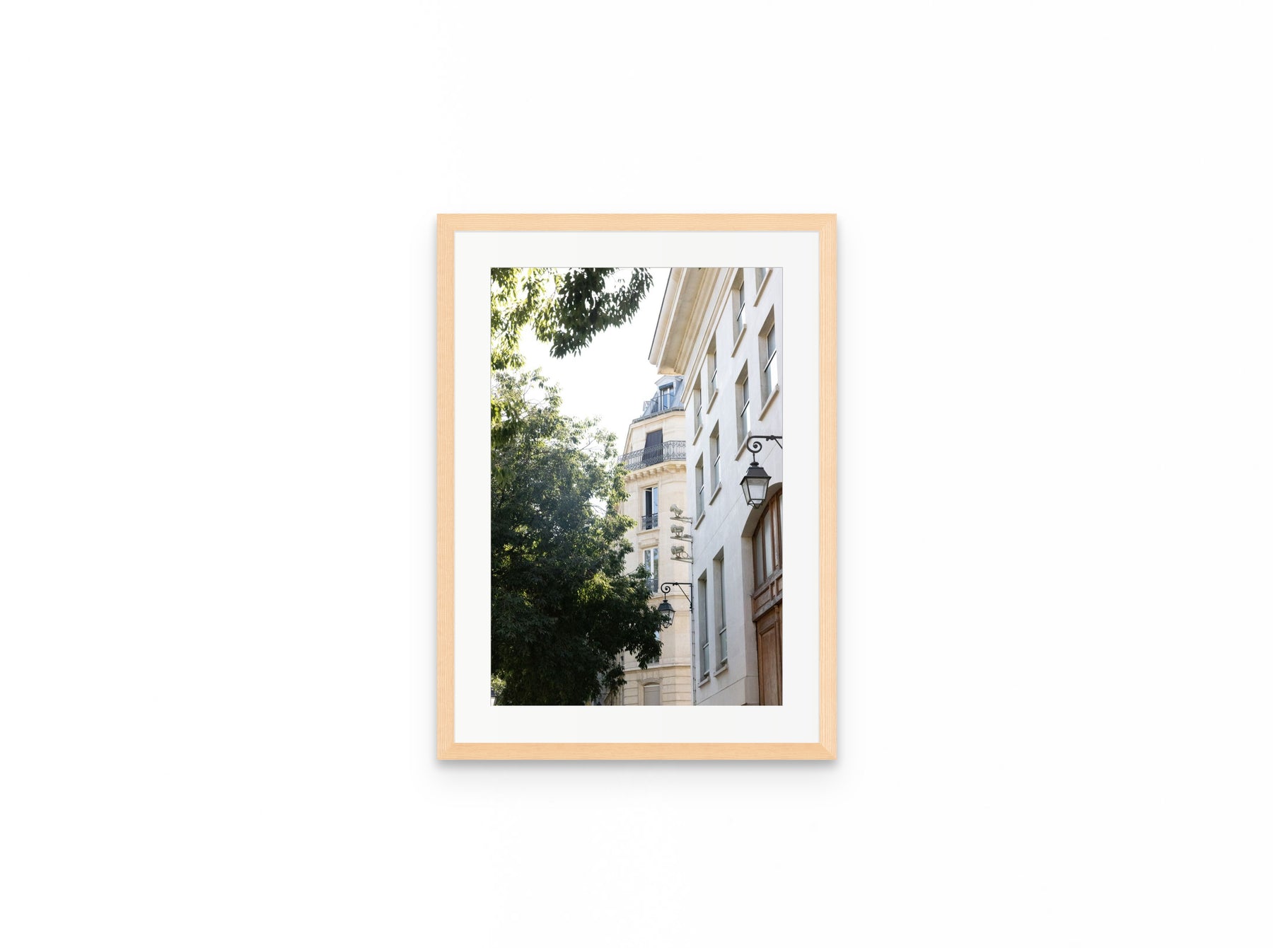 Haussmann Lanterns, 12×18 in natural frame