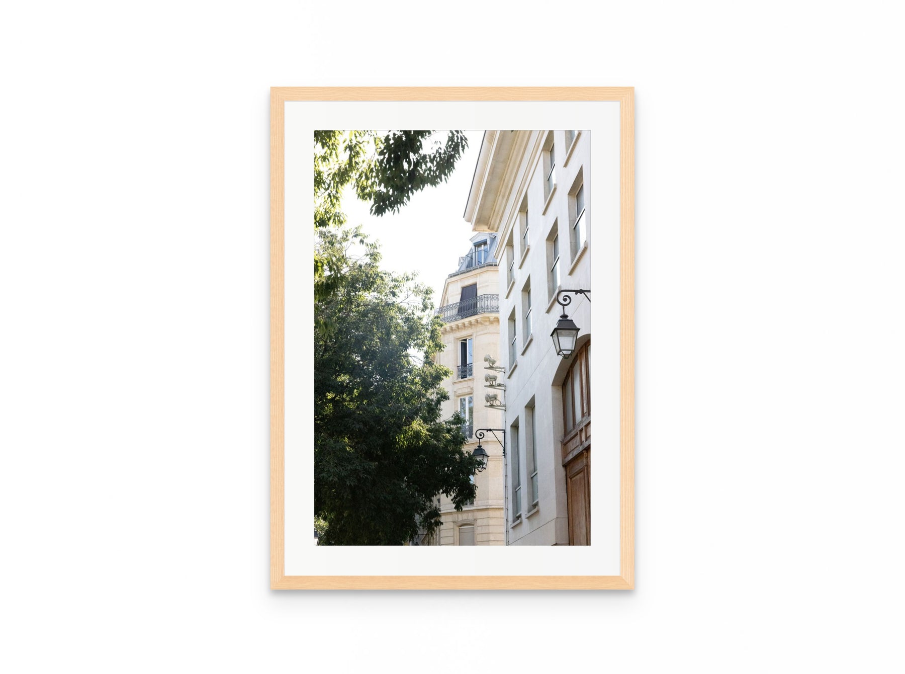Haussmann Lanterns, 16×24 in natural frame