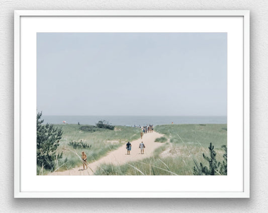 Nantucket Surfside Beach Muted Color Photograph