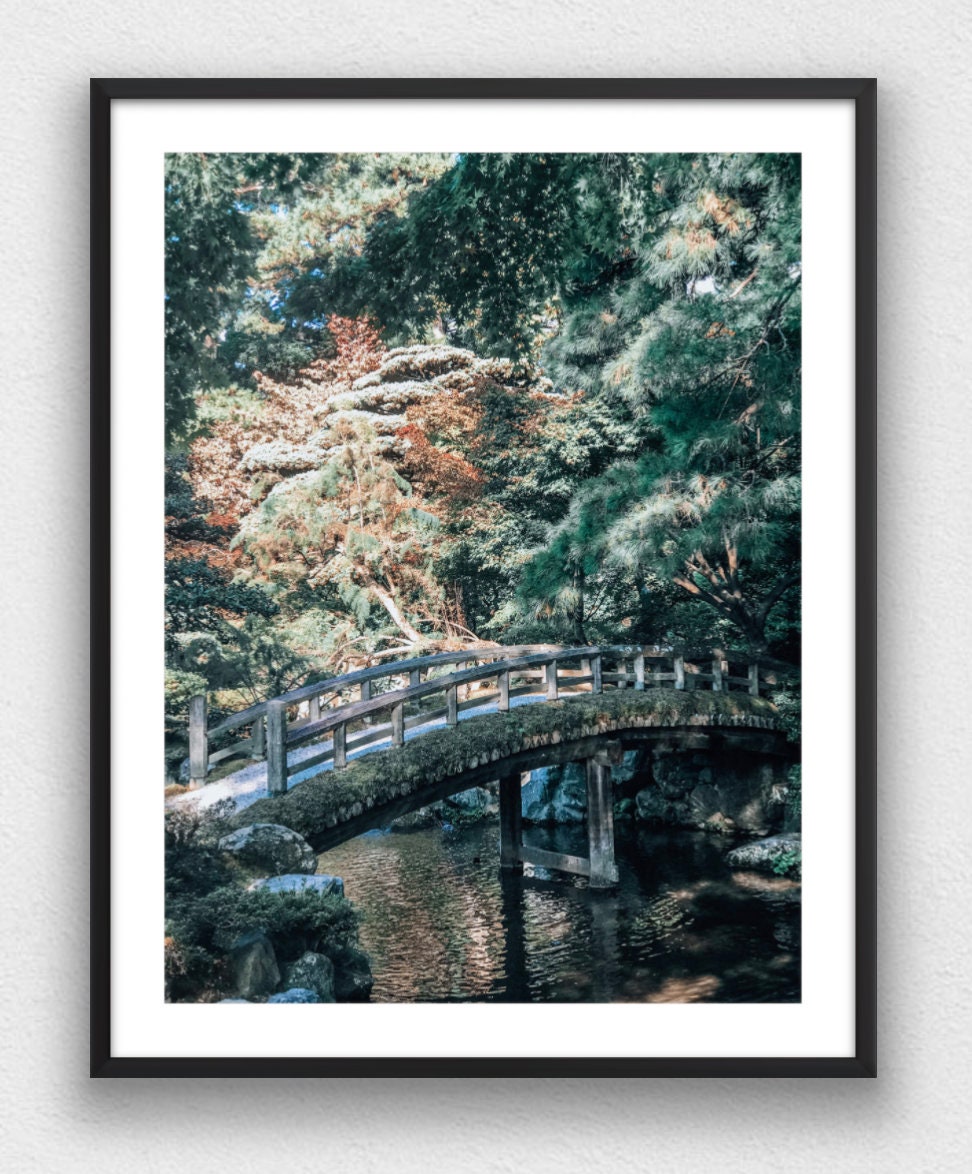 Japanese Bridge Monet II Photograph - Print Only or Framed