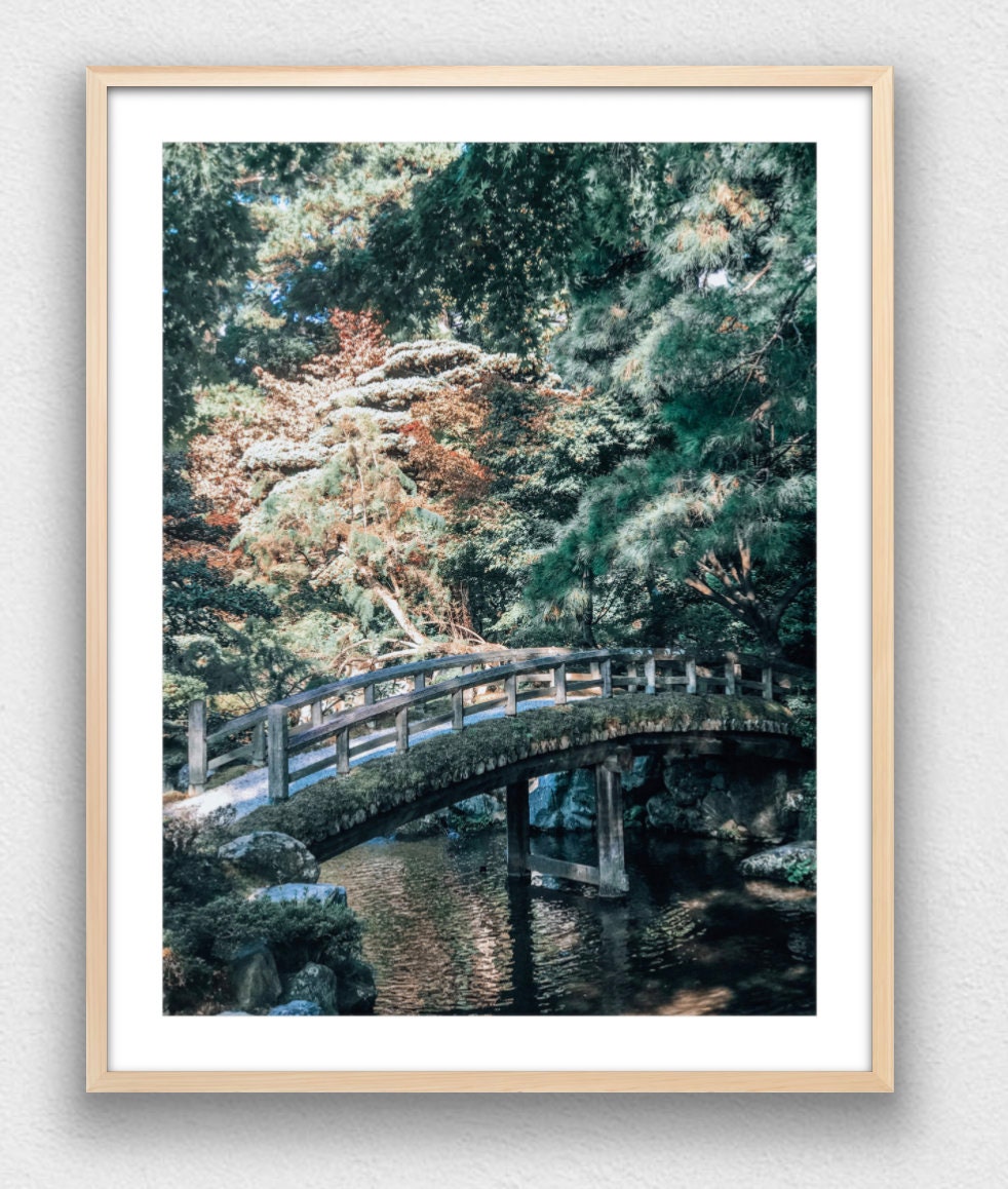 Japanese Bridge Monet II Photograph - Print Only or Framed