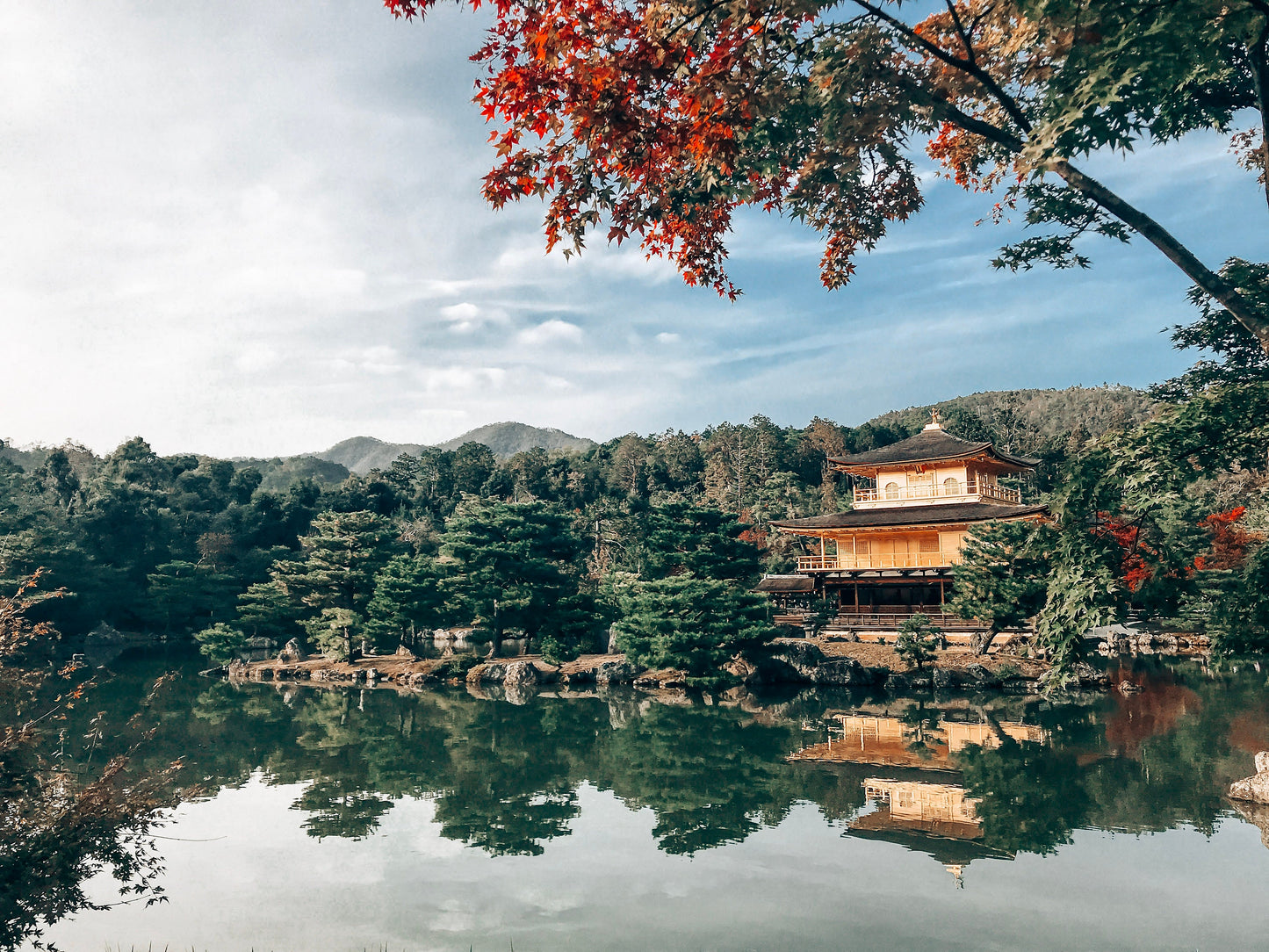 Japanese Temple & Garden II Photograph - Print Only or Framed