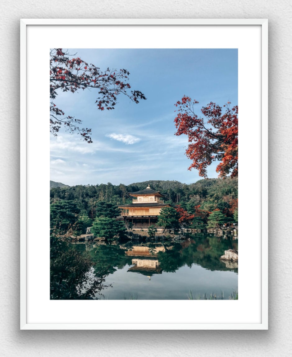 Japanese Temple in Kyoto Photograph - Print Only or Framed