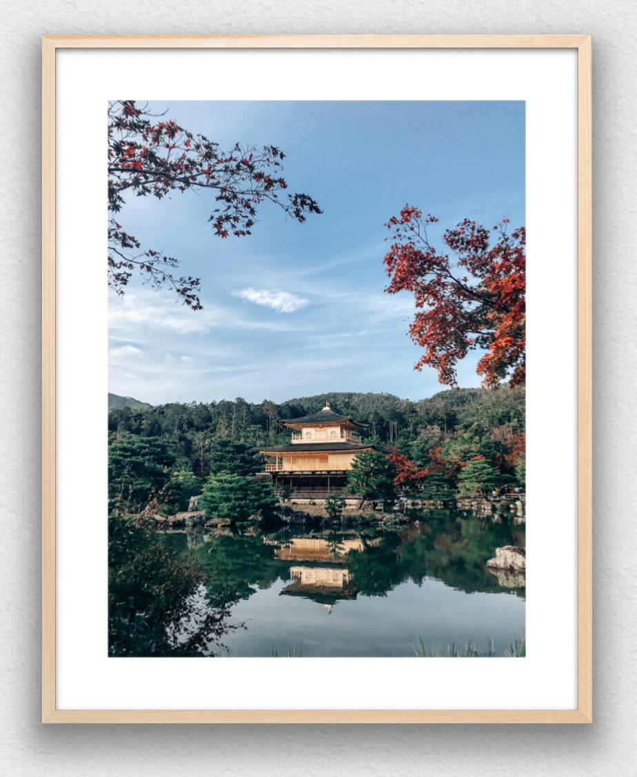 Japanese Temple in Kyoto Photograph - Print Only or Framed