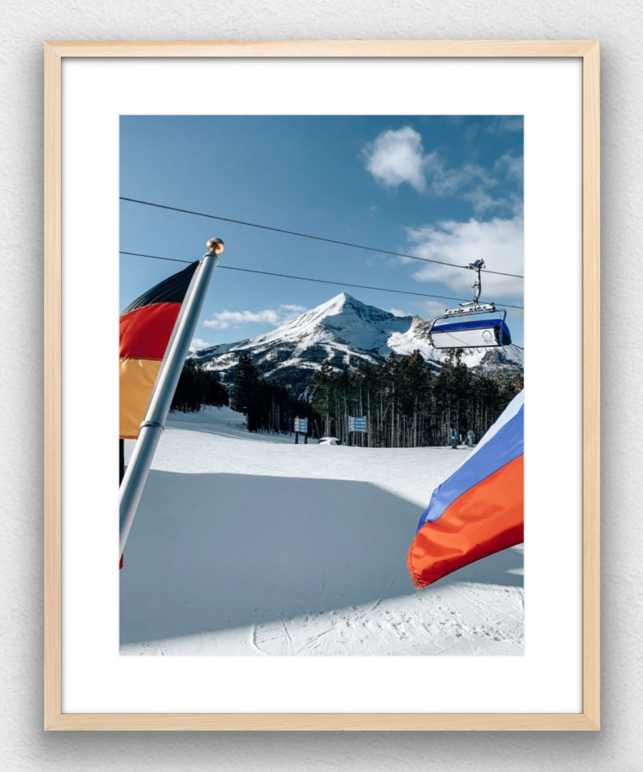 Big Sky Montana, Lone Peak Photograph - Print Only or Framed