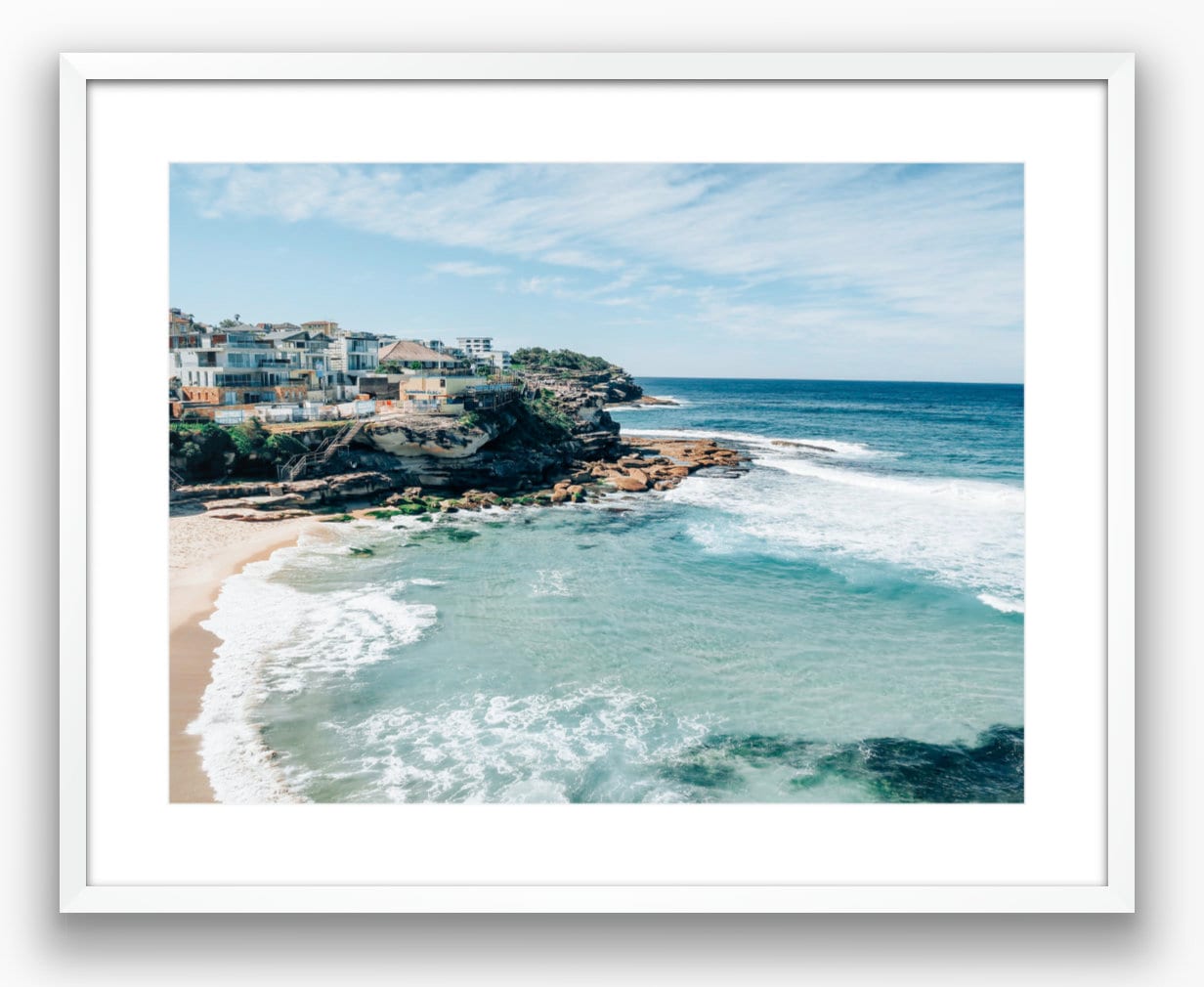 Bondi to Bronte Beach in Sydney Australia Photograph - Print Only or Framed