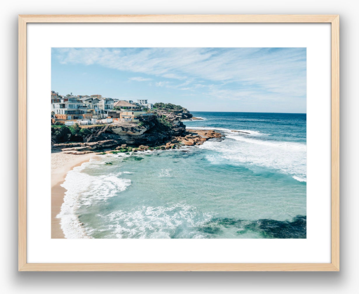 Bondi to Bronte Beach in Sydney Australia Photograph - Print Only or Framed