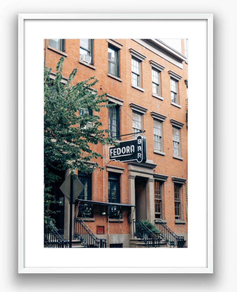 Fedora Bar New York City Photograph - Print Only or Framed