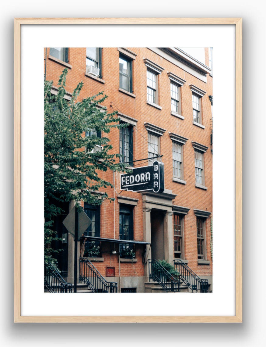 Fedora Bar New York City Photograph - Print Only or Framed