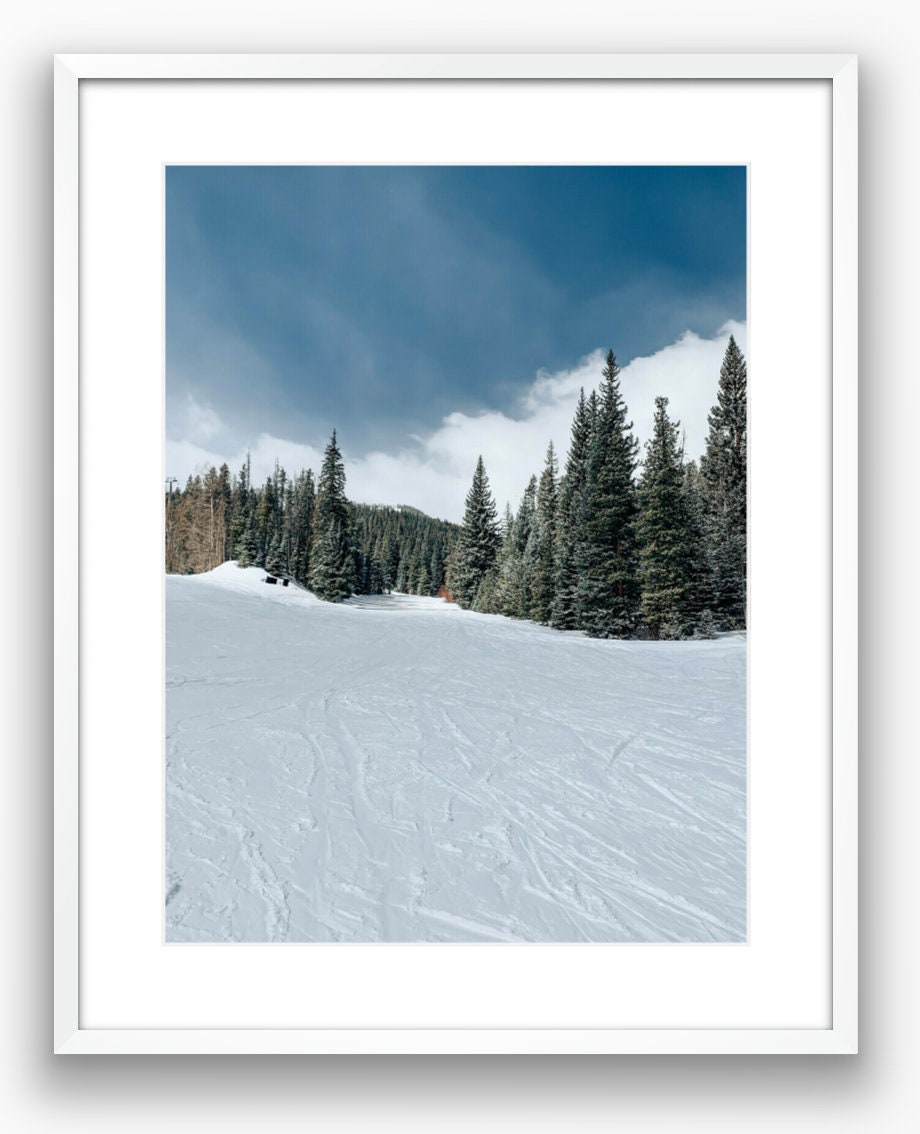 Breckenridge Colorado Mountain Photograph - Print Only or Framed