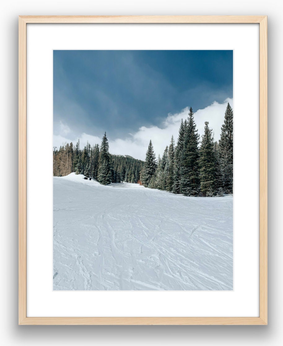 Breckenridge Colorado Mountain Photograph - Print Only or Framed