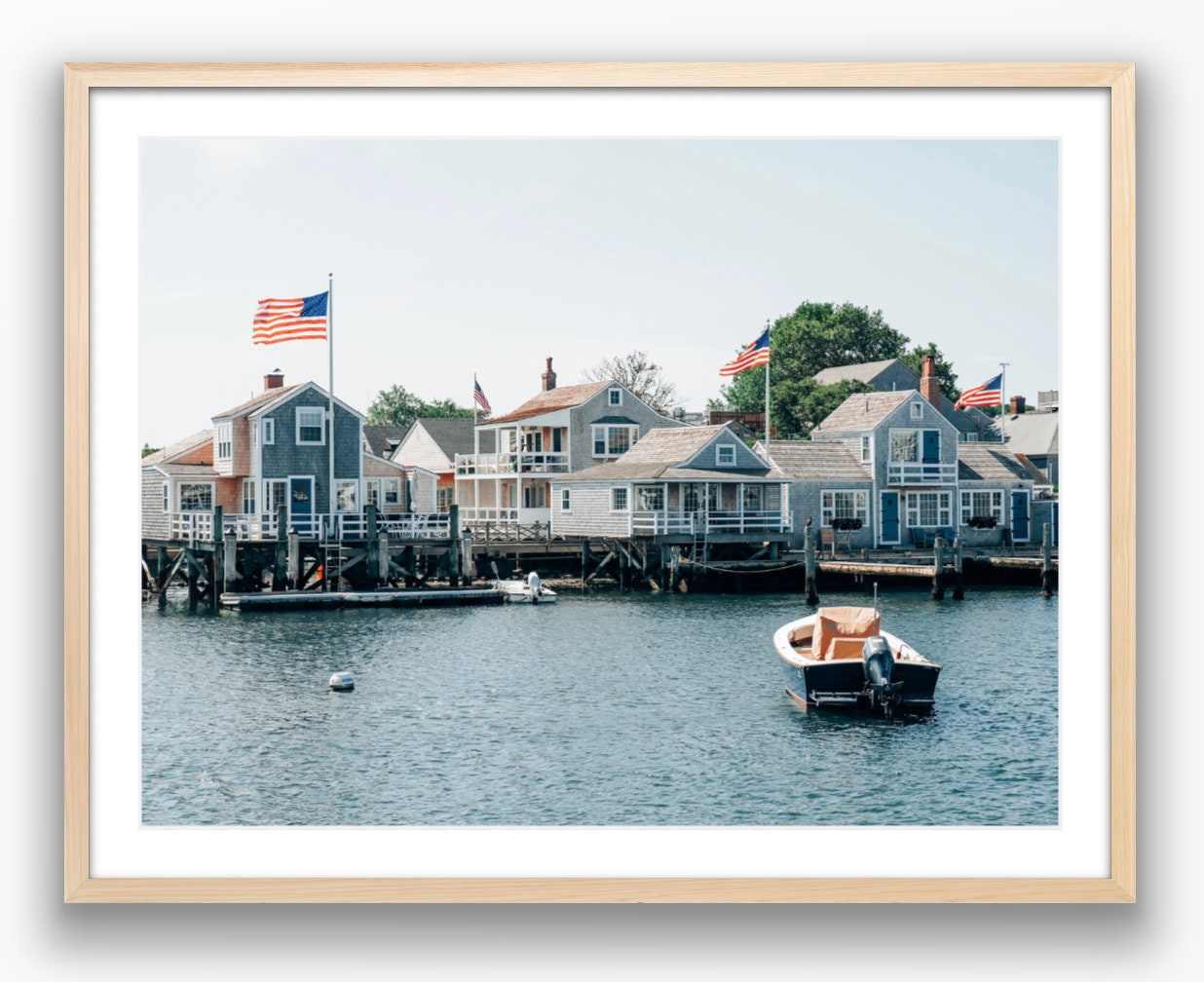 Nantucket Americana Photograph - Framed or Print Only