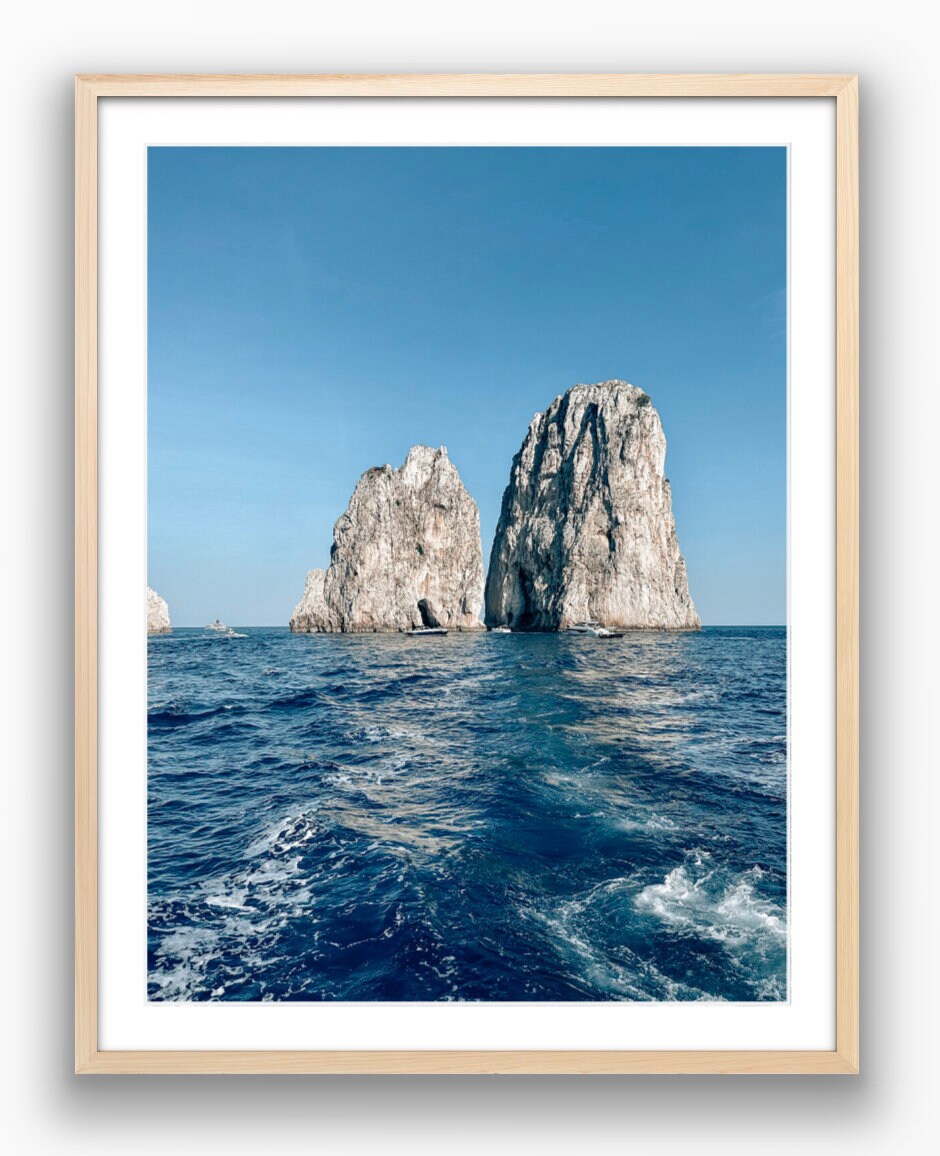 Capri on the Water from Jeremiah Montana - Framed or Print Only