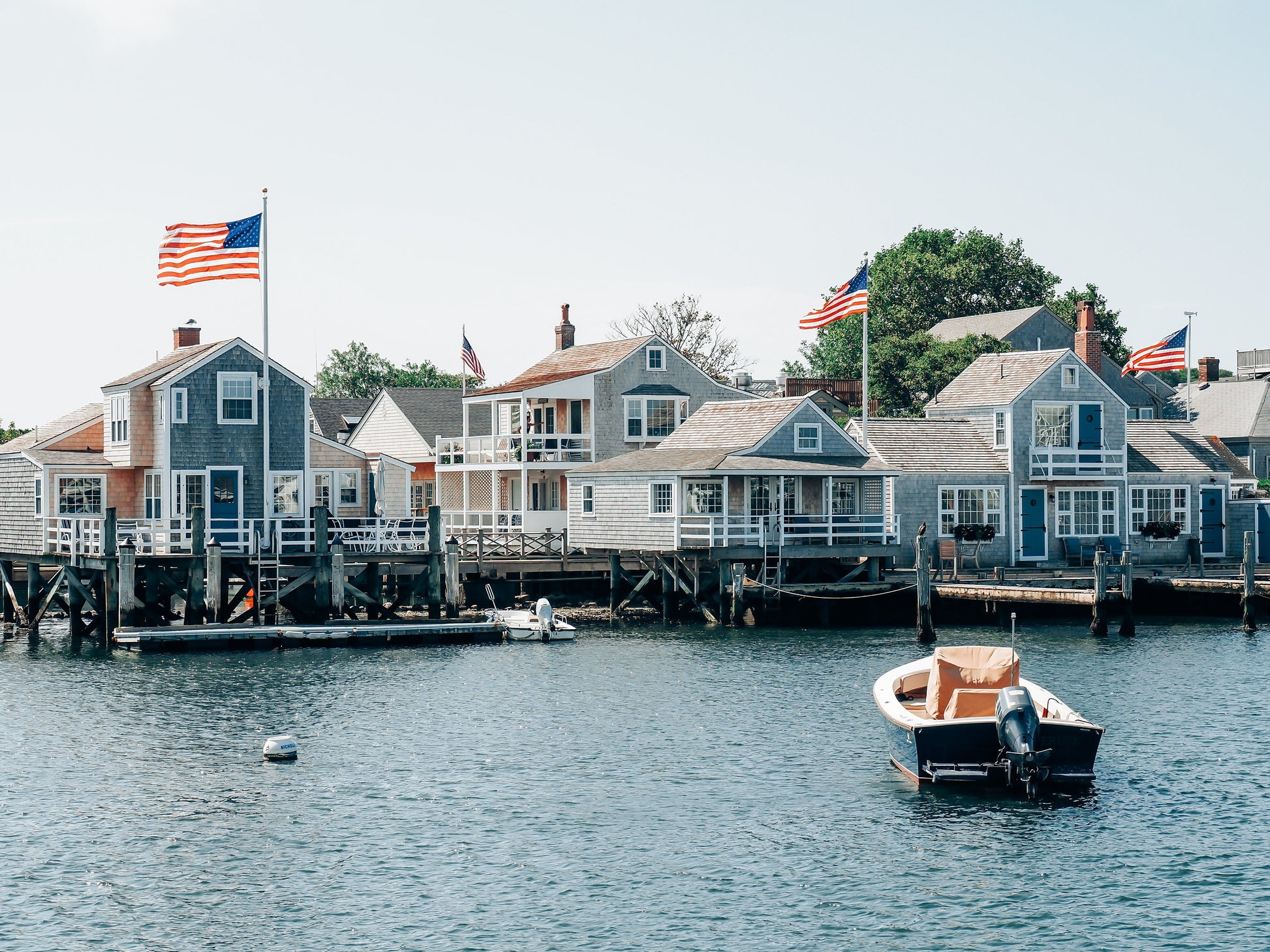 Nantucket Americana Photograph - Framed or Print Only