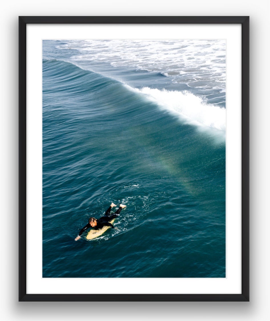 California Surfs Up Photograph - Framed or Print Only