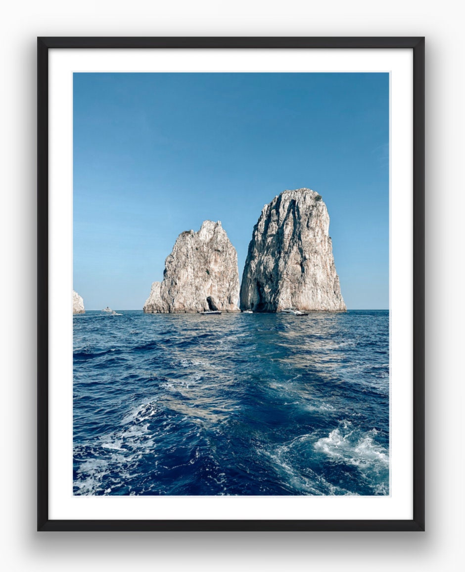 Capri on the Water from Jeremiah Montana - Framed or Print Only