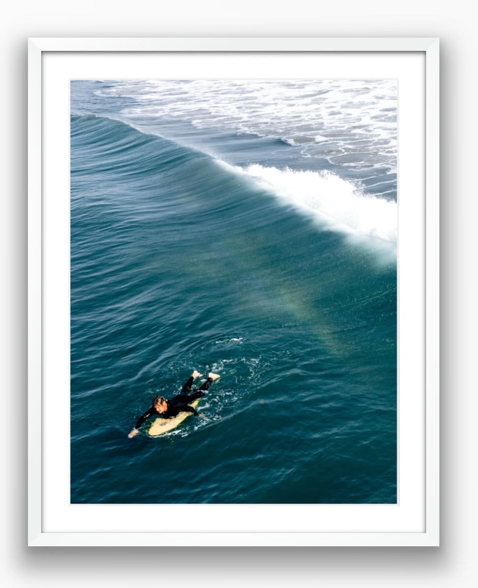 California Surfs Up Photograph - Framed or Print Only