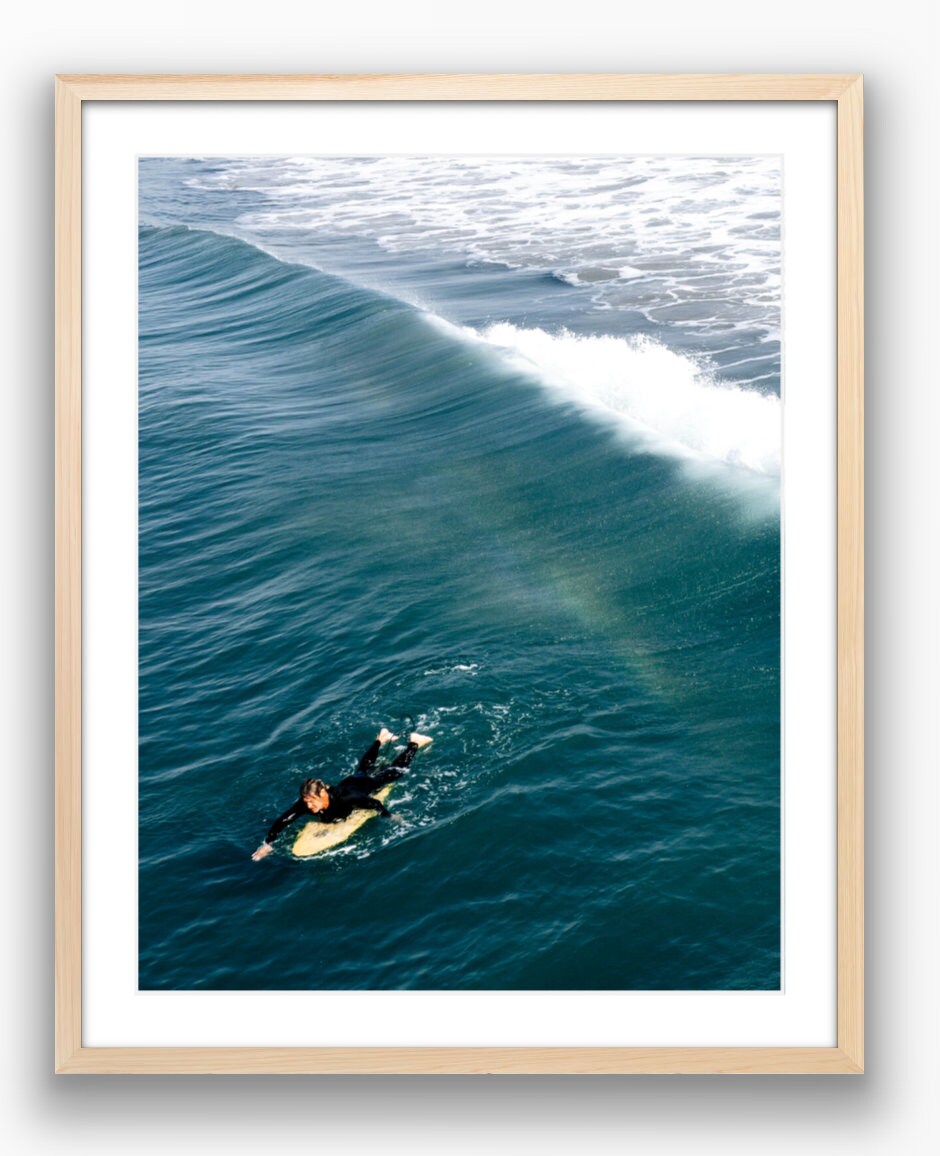 California Surfs Up Photograph - Framed or Print Only